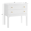 Comfort Pointe Arezzo 2-drawer Modern Wood Nightstand in White
