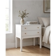 Comfort Pointe Arezzo 2-drawer Modern Wood Nightstand in White