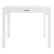 Comfort Pointe Annadale White Wood Square Dining or Mahjong Game Table