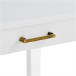 Comfort Pointe Annadale White Wood Square Dining or Mahjong Game Table