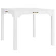 Comfort Pointe Annadale White Wood Square Dining or Mahjong Game Table