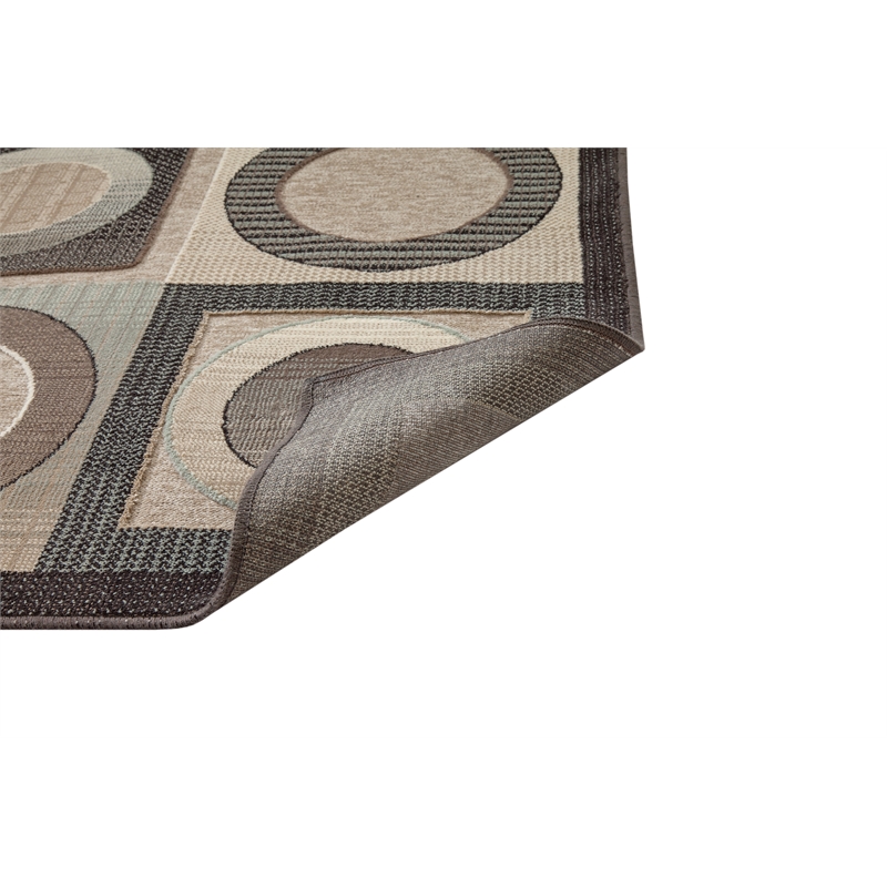 Abacasa Napa Seymour Tan-Grey-Brown 5x8 Area Rug