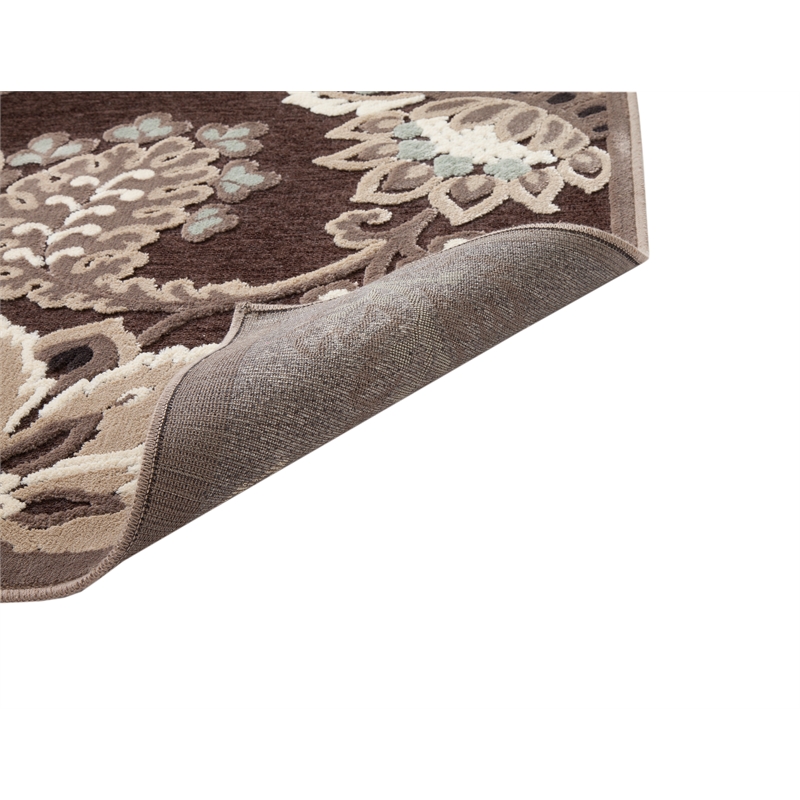 Abacasa Napa Arlington Black-Grey-Ivory 5x8 Area Rug