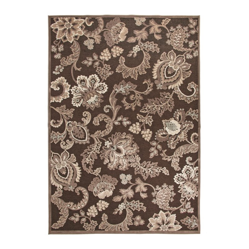 Abacasa Napa Arlington Black-Grey-Ivory 5x8 Area Rug