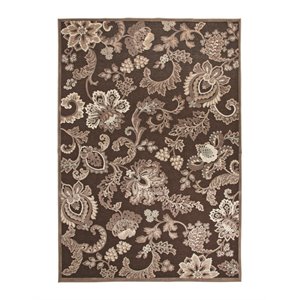 Abacasa Napa Arlington Black-Grey-Ivory 5x8 Area Rug