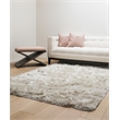 Abacasa Luxe Shag Ivory 8x10 Area Rug