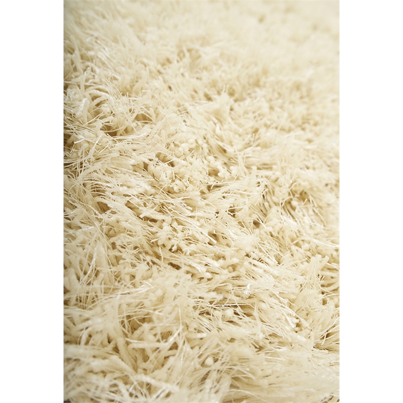 Abacasa Luxe Shag Ivory 8x10 Area Rug