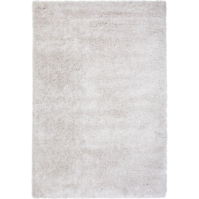 Abacasa Comfort Shag White 5x8 Area Rug