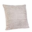Abacasa Blake Lyra White/Gold Throw Pillow