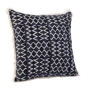 Abacasa Blake Corvas Navy/White Throw Pillow