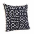 Abacasa Blake Corvas Navy/White Throw Pillow