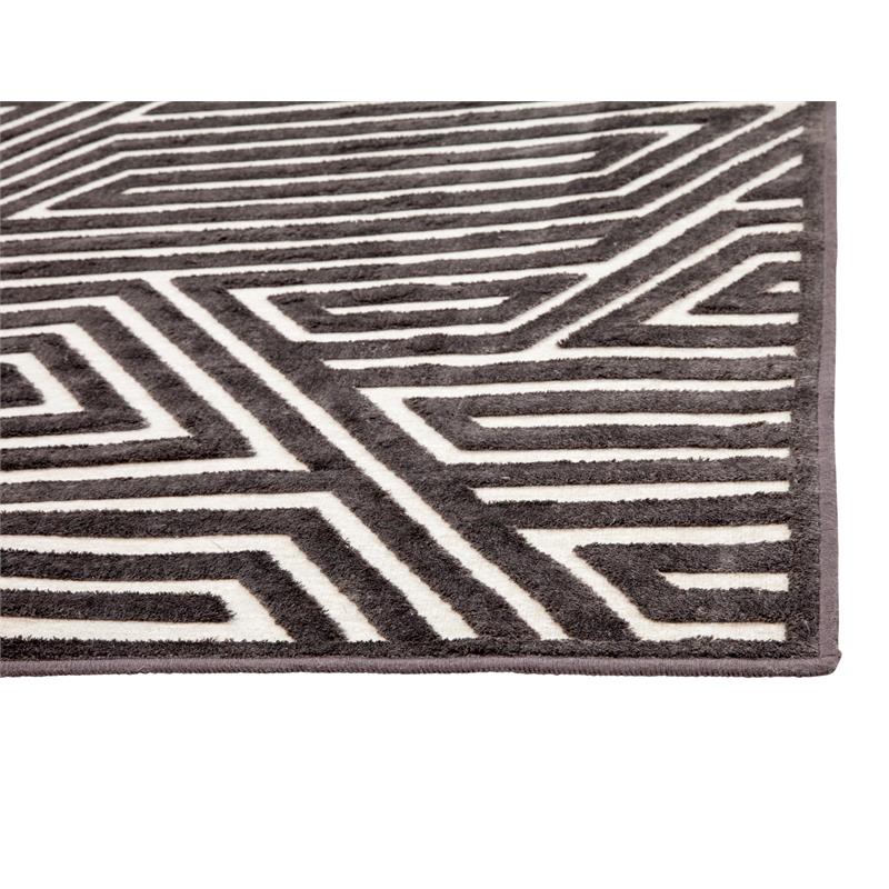 Abacasa Napa Orbit Chocolate Area Rug
