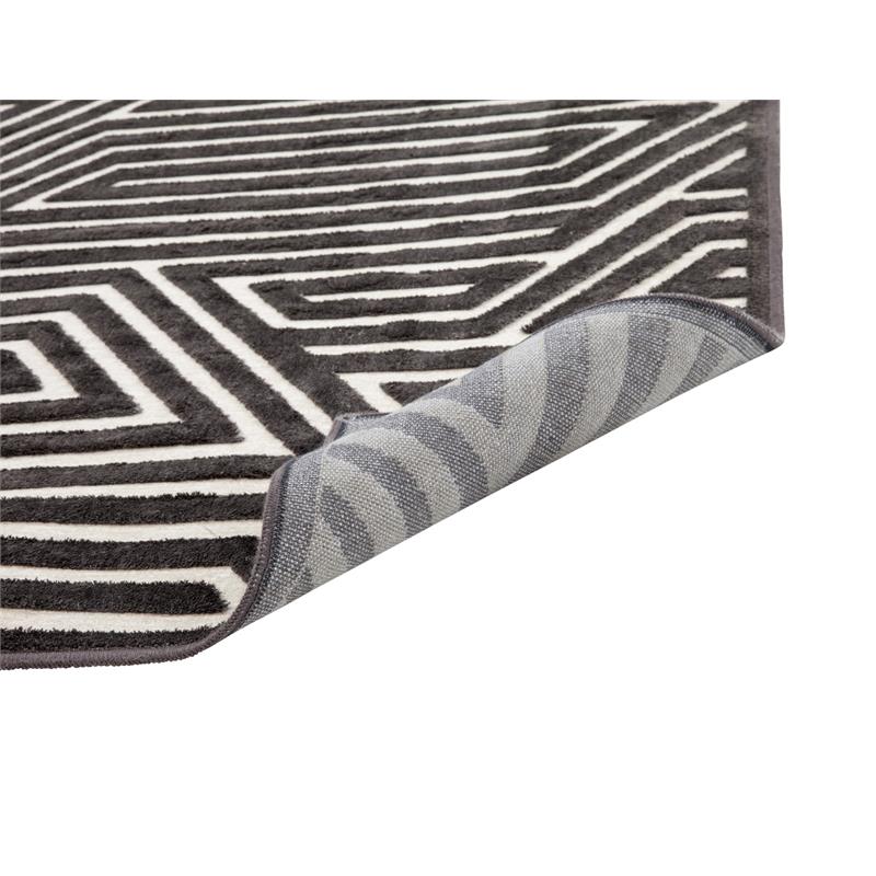 Abacasa Napa Orbit Chocolate Area Rug