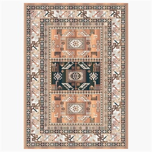 Boho Viscose Copper 4 ft. x 6 ft Viscose Area Rug