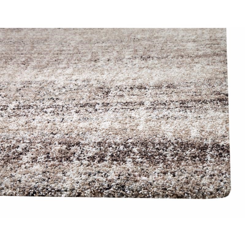 Granada Zayn Olefin Shag Beige/ Brown/ Ivory Area Rug