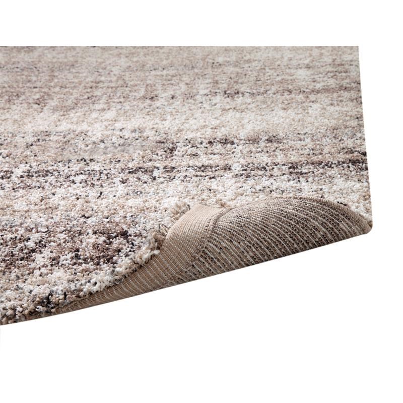 Granada Zayn Olefin Shag Beige/ Brown/ Ivory Area Rug