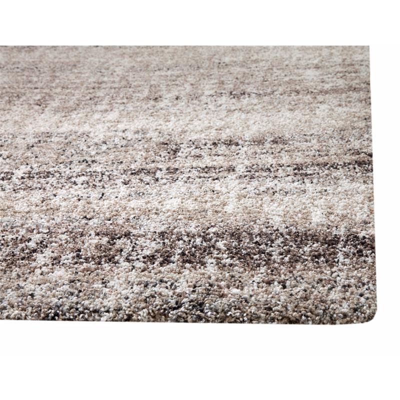 Granada Zayn Olefin Shag Beige/ Brown/ Ivory Area Rug