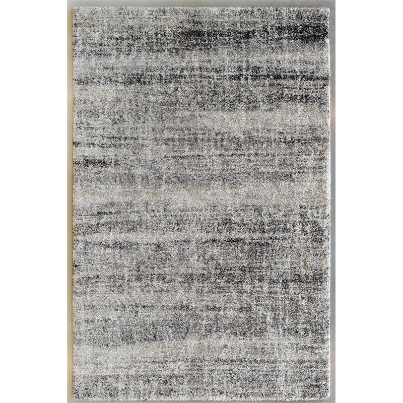 Granada Zayn Olefin Shag Beige/ Brown/ Ivory Area Rug