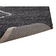 Granada Asher Olefin Shag Black/ Ivory Argyle Area Rug