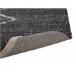 Granada Asher Olefin Shag Black/ Ivory Argyle Area Rug