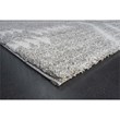 Granada Galen Gray and Ivory Olefin Shag Area Rug