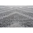 Granada Galen Gray and Ivory Olefin Shag Area Rug