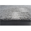 Granada Galen Gray and Ivory Olefin Shag Area Rug