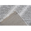Granada Galen Gray and Ivory Olefin Shag Area Rug