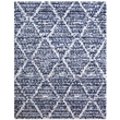 Oasis Delphine Royal Blue and White Polyester Area Rug