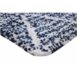 Oasis Delphine Royal Blue and White Polyester Area Rug