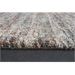 Granada Ezra Ivory Blue Orange and Rust Olefin Shag Area Rug