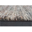 Granada Ezra Ivory Blue Orange and Rust Olefin Shag Area Rug