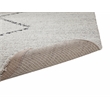 Granada Jewels Ivory Grey and Charcoal Olefin Shag Area Rug