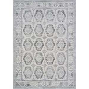 Essentials Whispers Ivory Gray and Beige Olefin Area Rug
