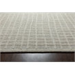 Abbey Latriss Ivory and Natural Wool Handwoven Area Rug