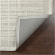 Abbey Latriss Ivory and Natural Wool Handwoven Area Rug