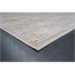 Eno Elmina Brown Ivory Taupe and White Viscose  Area Rug