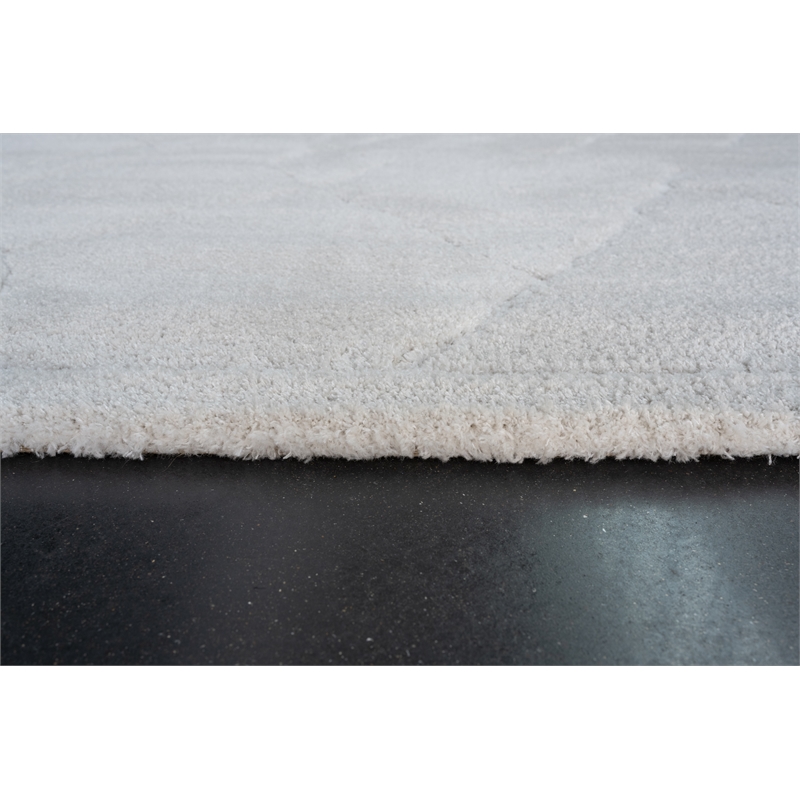 Nube Messina Ivory Recycled Polyester Area Rug