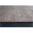 Eno Lyra Rust and Ivory Viscose Area Rug