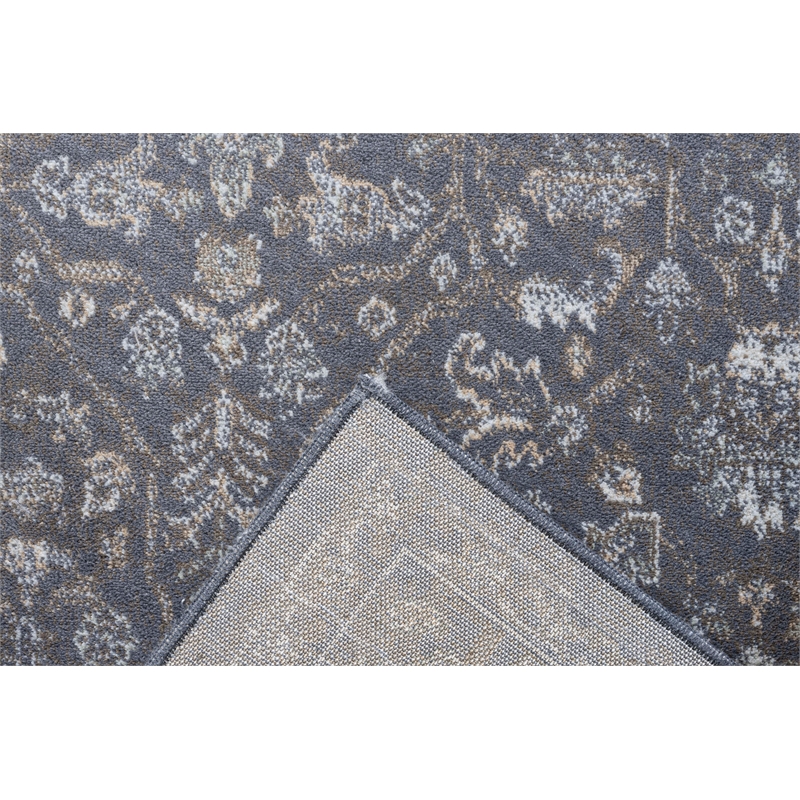 Eno Lyra Taupe Ivory and Beige Viscose Area Rug