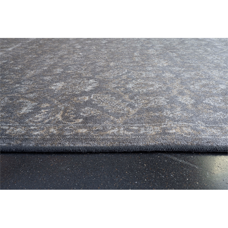 Eno Lyra Taupe Ivory and Beige Viscose Area Rug