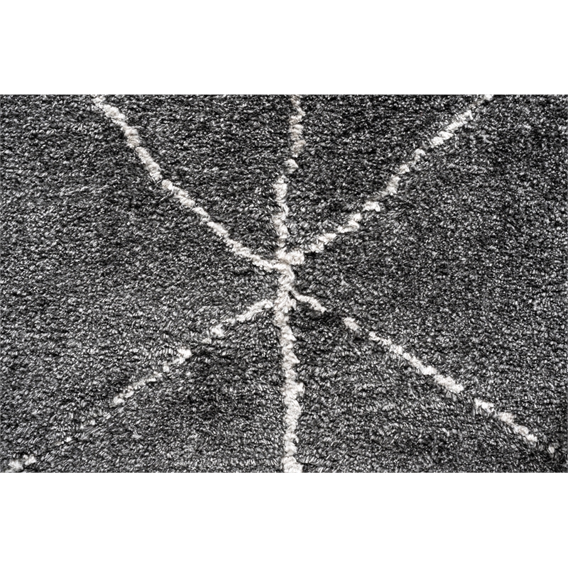 Nube Rimini Black and Ivory Recycled Polyester Area Rug