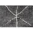 Nube Rimini Black and Ivory Recycled Polyester Area Rug