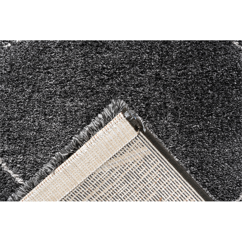 Nube Rimini Black and Ivory Recycled Polyester Area Rug