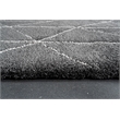 Nube Rimini Black and Ivory Recycled Polyester Area Rug