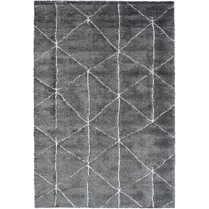 Nube Rimini Black and Ivory Recycled Polyester Area Rug