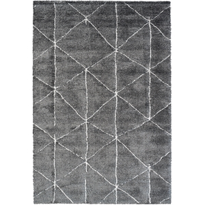 Nube Rimini Black and Ivory Recycled Polyester Area Rug
