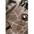 Nube Giraffe Chocolate and Brown Recycled Polyester Area Rug