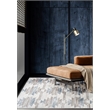 Eno Gamela Blue Brown Copper Grey Ivory Viscose Area Rug