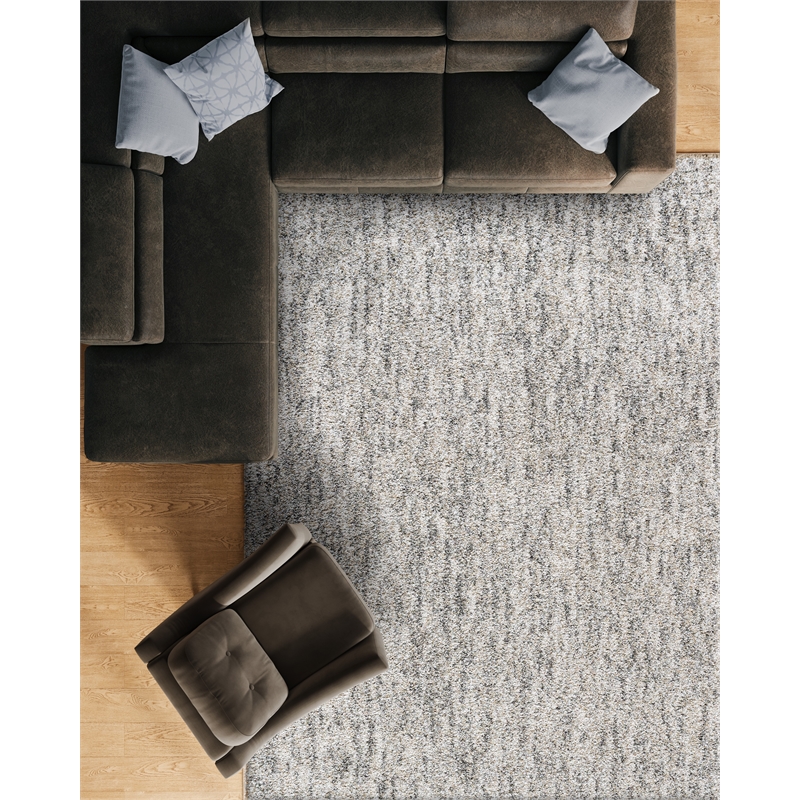 Granada Karina Beige Gold Grey Ivory and White Polypropylene Area Rug